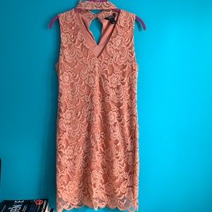 Rose gold party dress